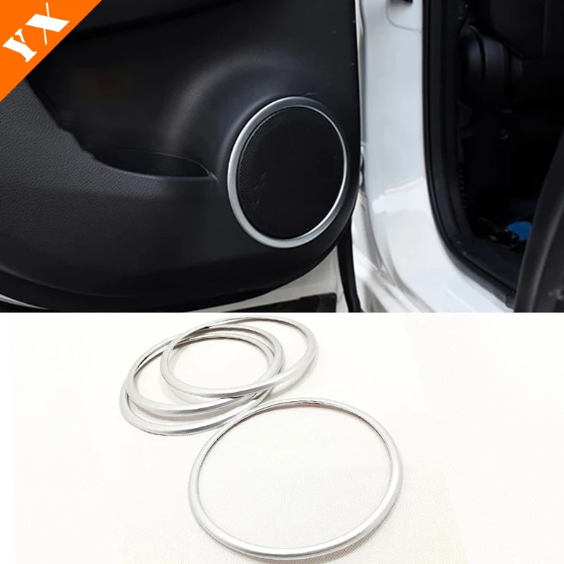 ABS Matte for Hyundai Kona Encino 2017-2020 Car Accessories Door Audio Speak Sound Cover Ring Circle interior Frame Cover Trim
ABS Matte for Hyundai Kona Encino 2017-2020 Car Accessories Door Audio Speak Sound Cover Ring Circle interior Frame Cover Trim