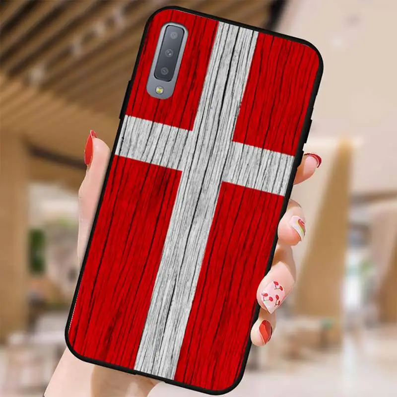 Чехол для телефона с датским флагом ZOROXU Samsung Galaxy S20 21 Note 9 10 20 PRO PLUS ULTRA | Мобильные