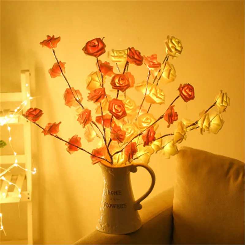 6 Color New LED White Pink Rose Flower Night Light Bedside BedroomTable Lamp Home Decor Simulation Tree Christmas Wedding Party 
6 Color New LED White Pink Rose Flower Night Light Bedside BedroomTable Lamp Home Decor Simulation Tree Christmas Wedding Party
