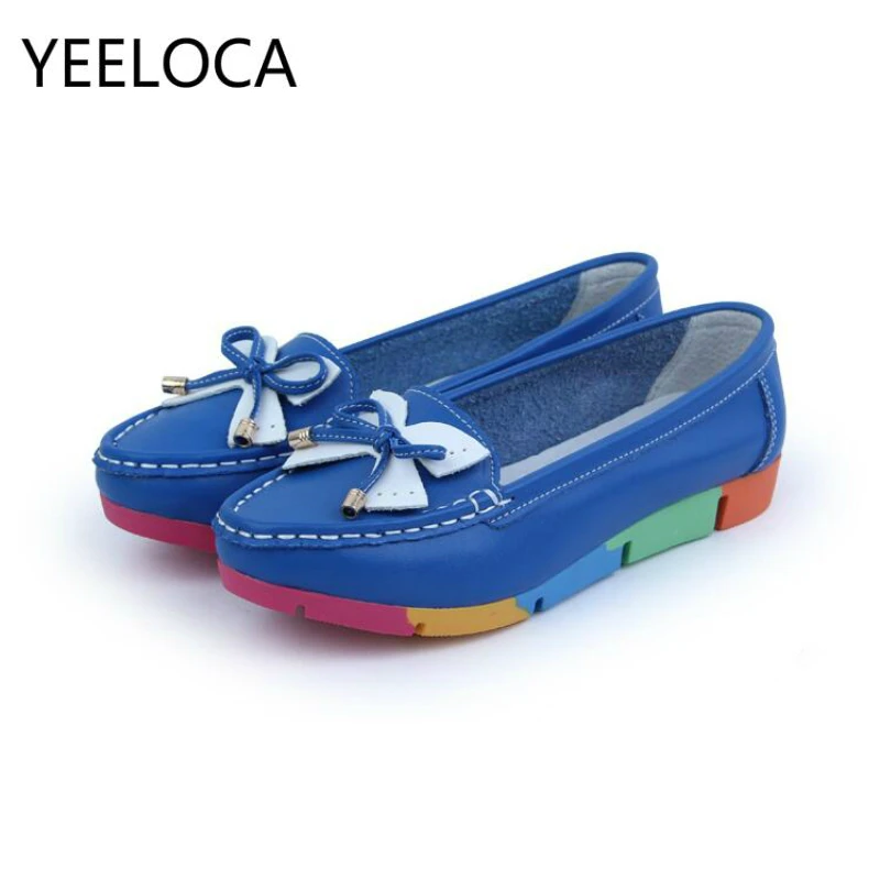 YEELOCA Camouflage Sole Womens Flats Genuine Leather Slip-On Ballet Ladies Soft Moccasins Single Shoes Female Casual Shoes
YEELOCA Camouflage Sole Womens Flats Genuine Leather Slip-On Ballet Ladies Soft Moccasins Single Shoes Female Casual Shoes