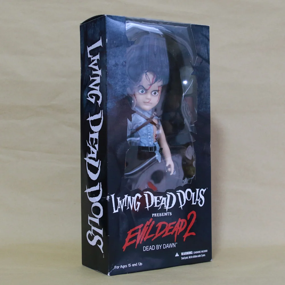 Vogue Mezco Living Dead Dolls Presents Evil Dead 2 Ash Dead by Dawn Action Figure Toys Original Collection
Vogue Mezco Living Dead Dolls Presents Evil Dead 2 Ash Dead by Dawn Action Figure Toys Original Collection