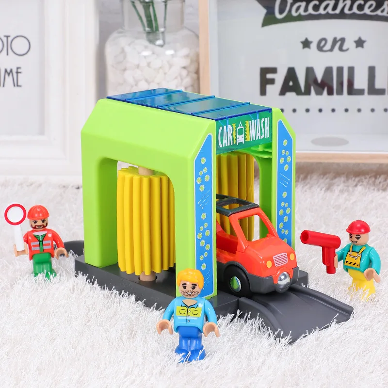 Wooden Train Track Accessories Building Block Compatible with Wooden Railway Simulation Plastic Police Station Suit Toys for Kid
Wooden Train Track Accessories Building Block Compatible with Wooden Railway Simulation Plastic Police Station Suit Toys for Kid
