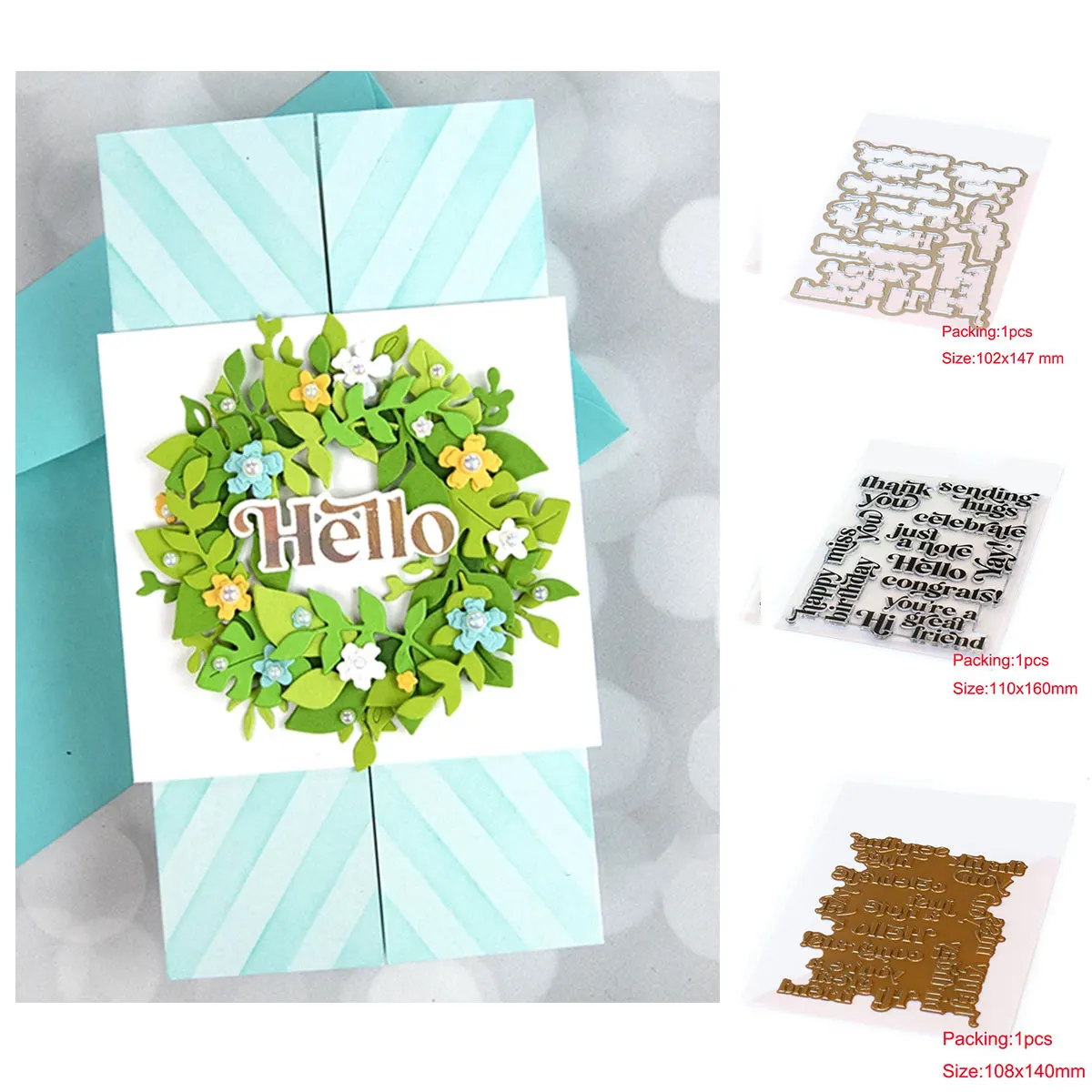 Thank You Hello You're Cutting Dies Stamps Stencil Hot Foil Scrapbook Dariy Decoration Stencil Embossing Template Maker Albums
Thank You Hello You're Cutting Dies Stamps Stencil Hot Foil Scrapbook Dariy Decoration Stencil Embossing Template Maker Albums