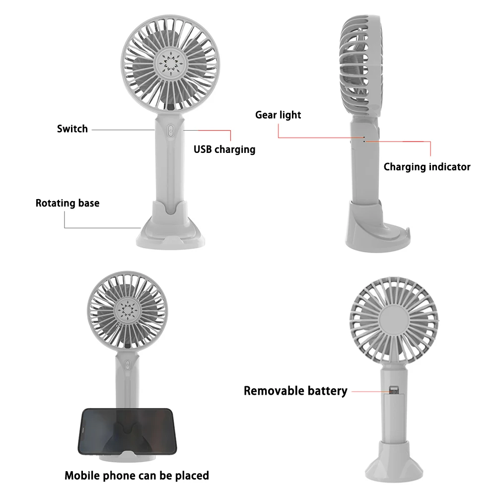 Summer Mini Cooler Handheld USB Portable Fan USB Rechargeable Fan Travel Outdoor Home Office Quiet Desk Fans
Summer Mini Cooler Handheld USB Portable Fan USB Rechargeable Fan Travel Outdoor Home Office Quiet Desk Fans