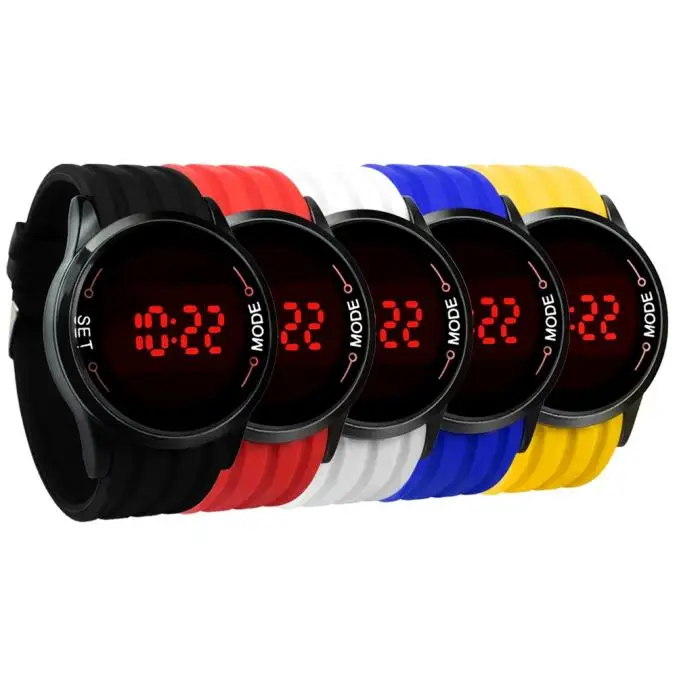 Fashion Waterproof Mens Watch LED Touch Screen Date Silicone Wrist Black Watch Male Electronic Bracelet Reloj Hombre homme
Fashion Waterproof Mens Watch LED Touch Screen Date Silicone Wrist Black Watch Male Electronic Bracelet Reloj Hombre homme