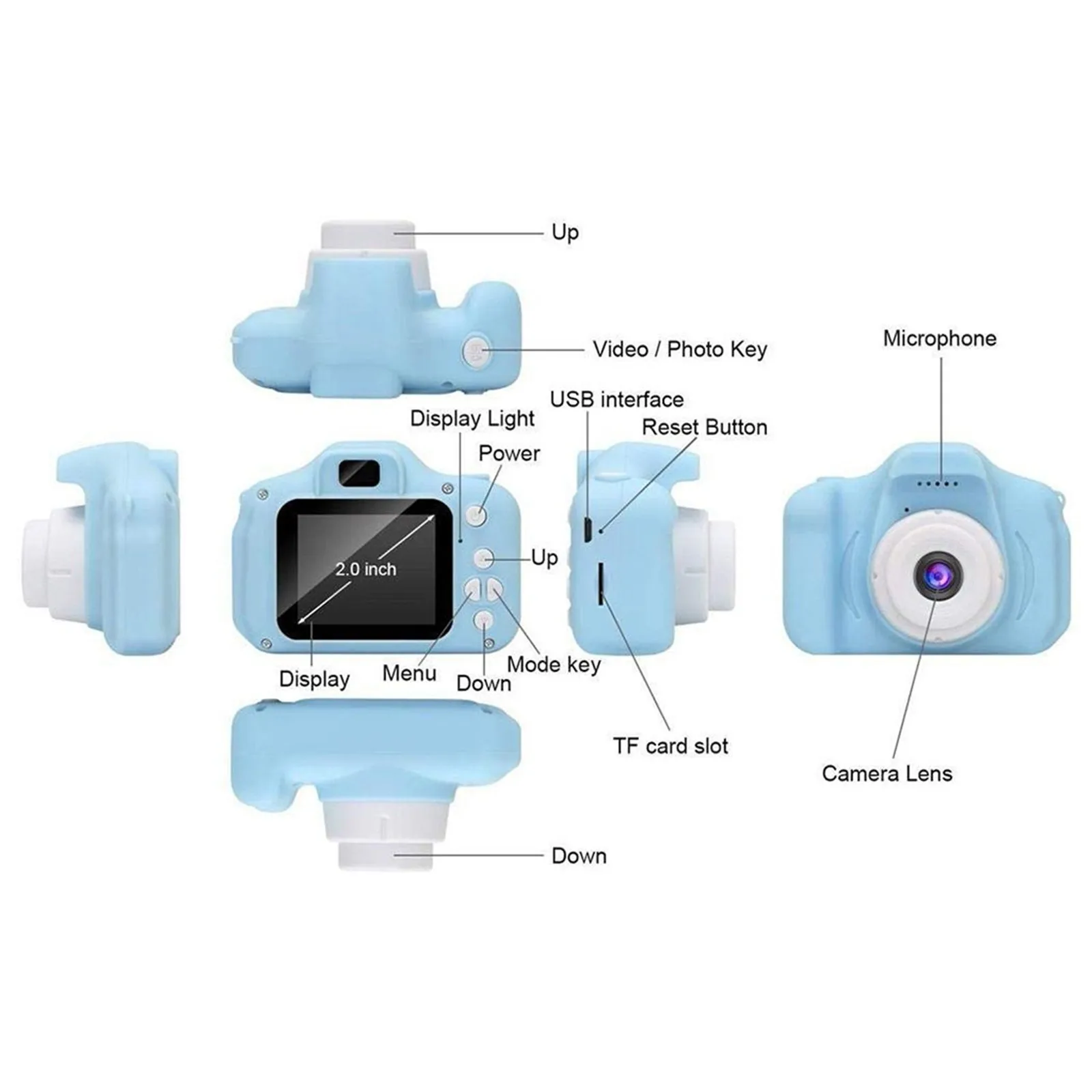 2021 New Children's Digital Camera 2.0 Lcd Mini Camera Hd 1080p Children's Sports Camera Best Brithday Gifts
2021 New Children's Digital Camera 2.0 Lcd Mini Camera Hd 1080p Children's Sports Camera Best Brithday Gifts