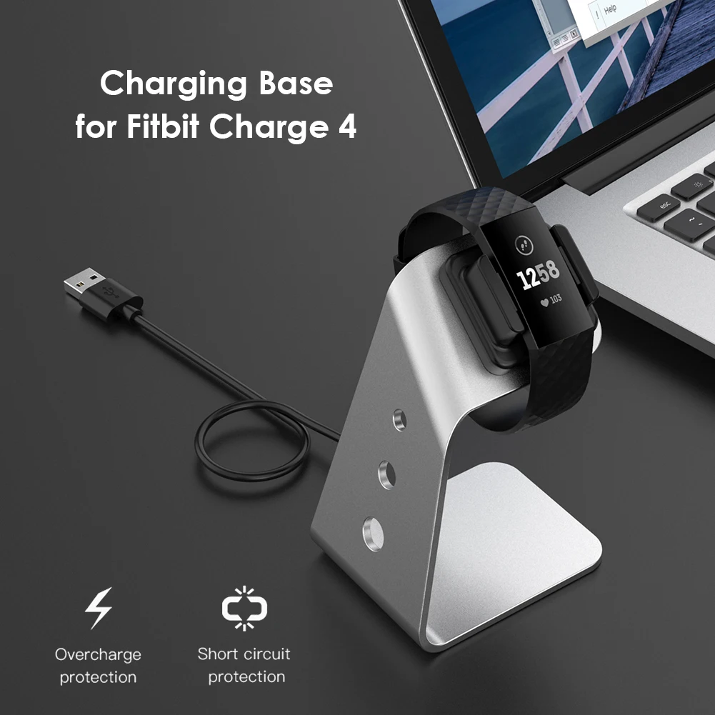 Wireless Elegant Watch Charging Stand Comfortable Element for Fitbit Charge 3/3 SE/4 Small Charger Dock Station
Wireless Elegant Watch Charging Stand Comfortable Element for Fitbit Charge 3/3 SE/4 Small Charger Dock Station