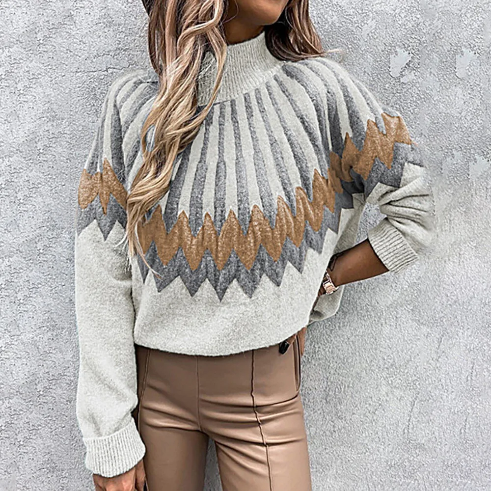 Oeak Turtleneck Sweater Women Autumn Winter Long Sleeve Knitted Pullovers Sweater Casual Bintage Jumpers Female Knit Top
Oeak Turtleneck Sweater Women Autumn Winter Long Sleeve Knitted Pullovers Sweater Casual Bintage Jumpers Female Knit Top