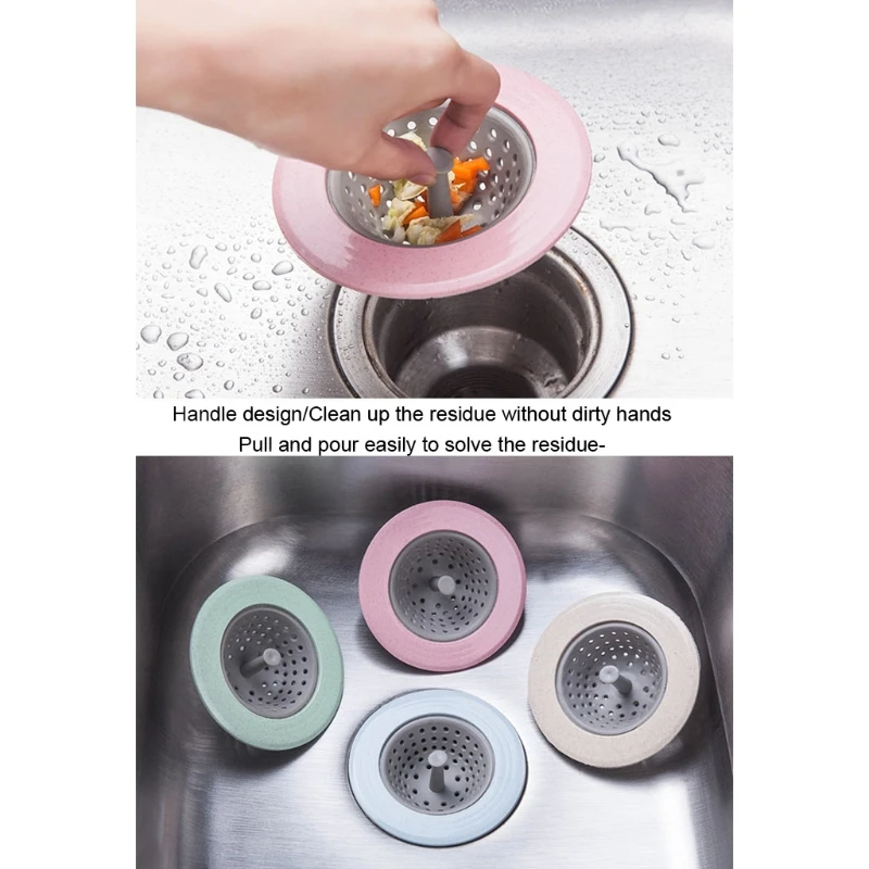 Portable Silicone Sink Strainer Hair Stopper Plug Sink Filter Floor Drain Cover Waste Collector Kitchen Bathroom Accessories 1pc
Portable Silicone Sink Strainer Hair Stopper Plug Sink Filter Floor Drain Cover Waste Collector Kitchen Bathroom Accessories 1pc