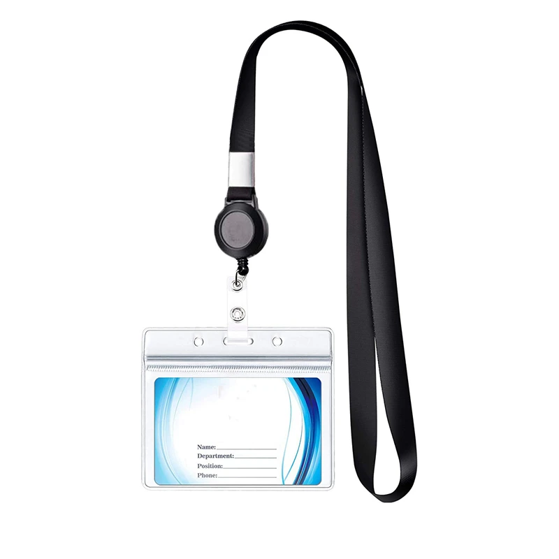 Neck Strap Staff Employee's Card Badge Holder Protective Case Transparent Exhibition ID Name Tag Card Cover with Lanyard
Neck Strap Staff Employee's Card Badge Holder Protective Case Transparent Exhibition ID Name Tag Card Cover with Lanyard