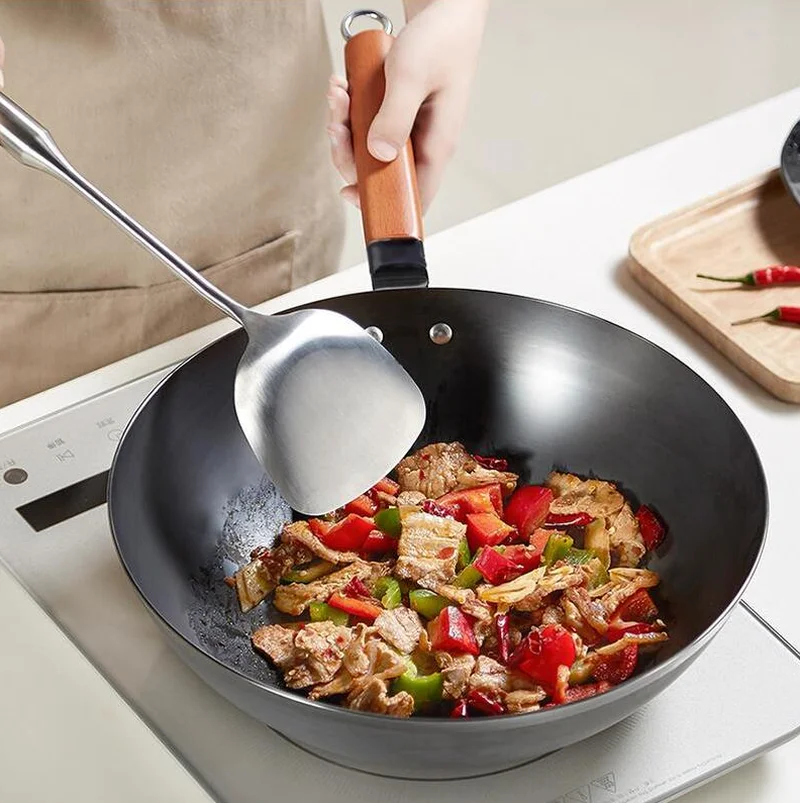 Gift Box High Quality Chinese Iron Wok Traditional Handmade Iron Pot Non-stick Pan Non-coating Induction and Gas Frying Pan
Gift Box High Quality Chinese Iron Wok Traditional Handmade Iron Pot Non-stick Pan Non-coating Induction and Gas Frying Pan