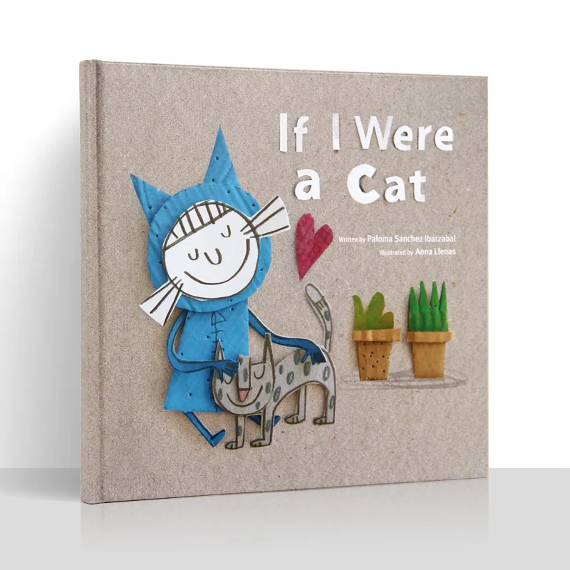 If I Am A Cat Child английская книга с рисунками для родителей и детей рассказом о