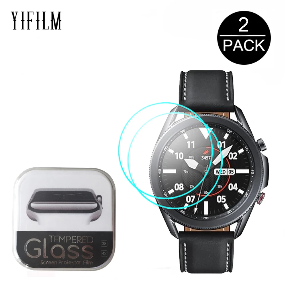 2pcs HD Clear Premium Tempered Glass For Samsung Galaxy Watch 3 41MM 45MM Smartwatch Screen Protector 2.5D 9H Anti-Scratch Glass
2pcs HD Clear Premium Tempered Glass For Samsung Galaxy Watch 3 41MM 45MM Smartwatch Screen Protector 2.5D 9H Anti-Scratch Glass