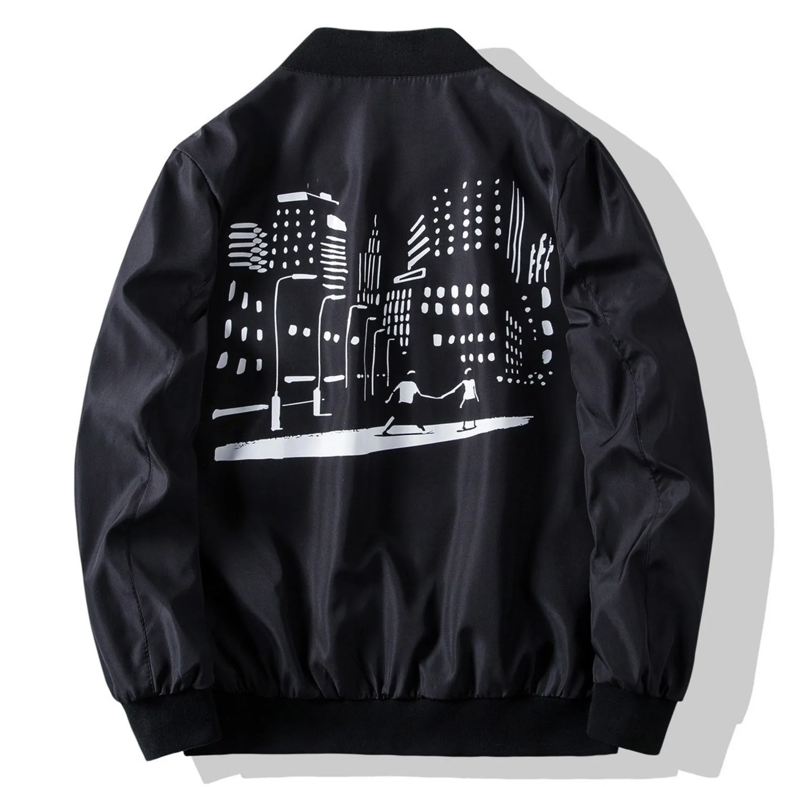 2021 Men's Back Printed Stand Collar Tops Men Zipper Cardigan Jacket With Pocket Long Sleeve Outerwear Cycling Jacket Streetwear
2021 Men's Back Printed Stand Collar Tops Men Zipper Cardigan Jacket With Pocket Long Sleeve Outerwear Cycling Jacket Streetwear