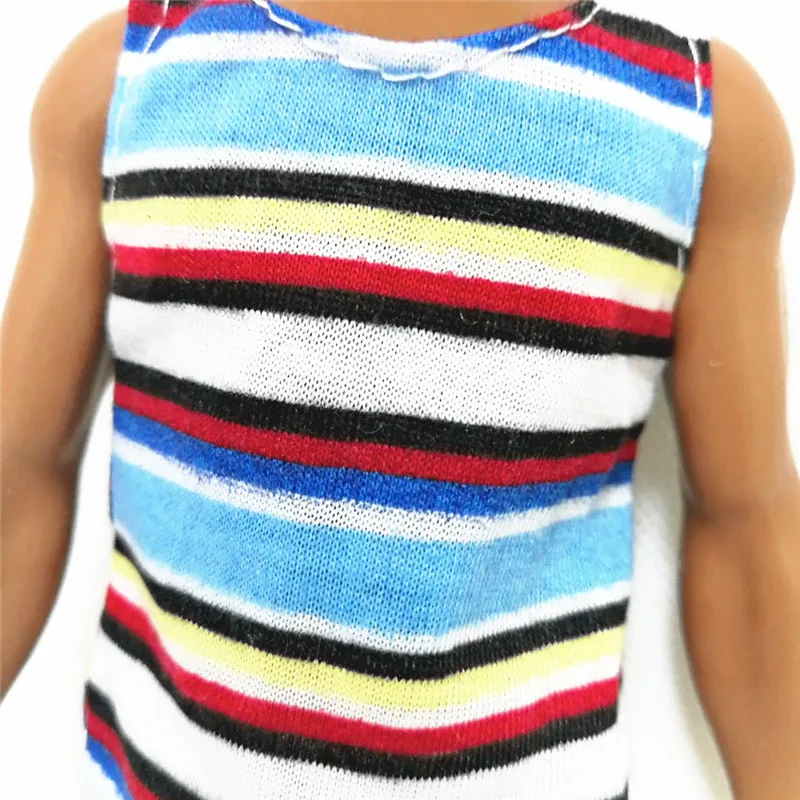 Ken Boy Friend Rainbow Tee White Pant Set for Barbie BJD Doll Clothes Accessories Play House Dressing Up Kids Toys
Ken Boy Friend Rainbow Tee White Pant Set for Barbie BJD Doll Clothes Accessories Play House Dressing Up Kids Toys