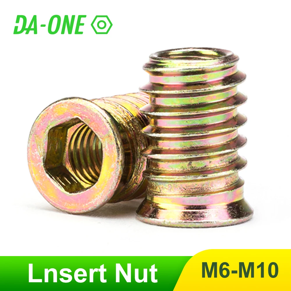 5/10/20 Pcs M6 M8 M10 Zinc Alloy Furniture Nuts Plated Carbon Steel Hex Nut Socket Drive Insert Nuts Threaded For Wood Furniture
5/10/20 Pcs M6 M8 M10 Zinc Alloy Furniture Nuts Plated Carbon Steel Hex Nut Socket Drive Insert Nuts Threaded For Wood Furniture