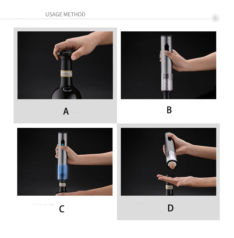 Dry Battery Electric Wine Opener Automatic Bottle Opener Corkscrew Professional Red Wine Opener for Kitchen Tool
Dry Battery Electric Wine Opener Automatic Bottle Opener Corkscrew Professional Red Wine Opener for Kitchen Tool