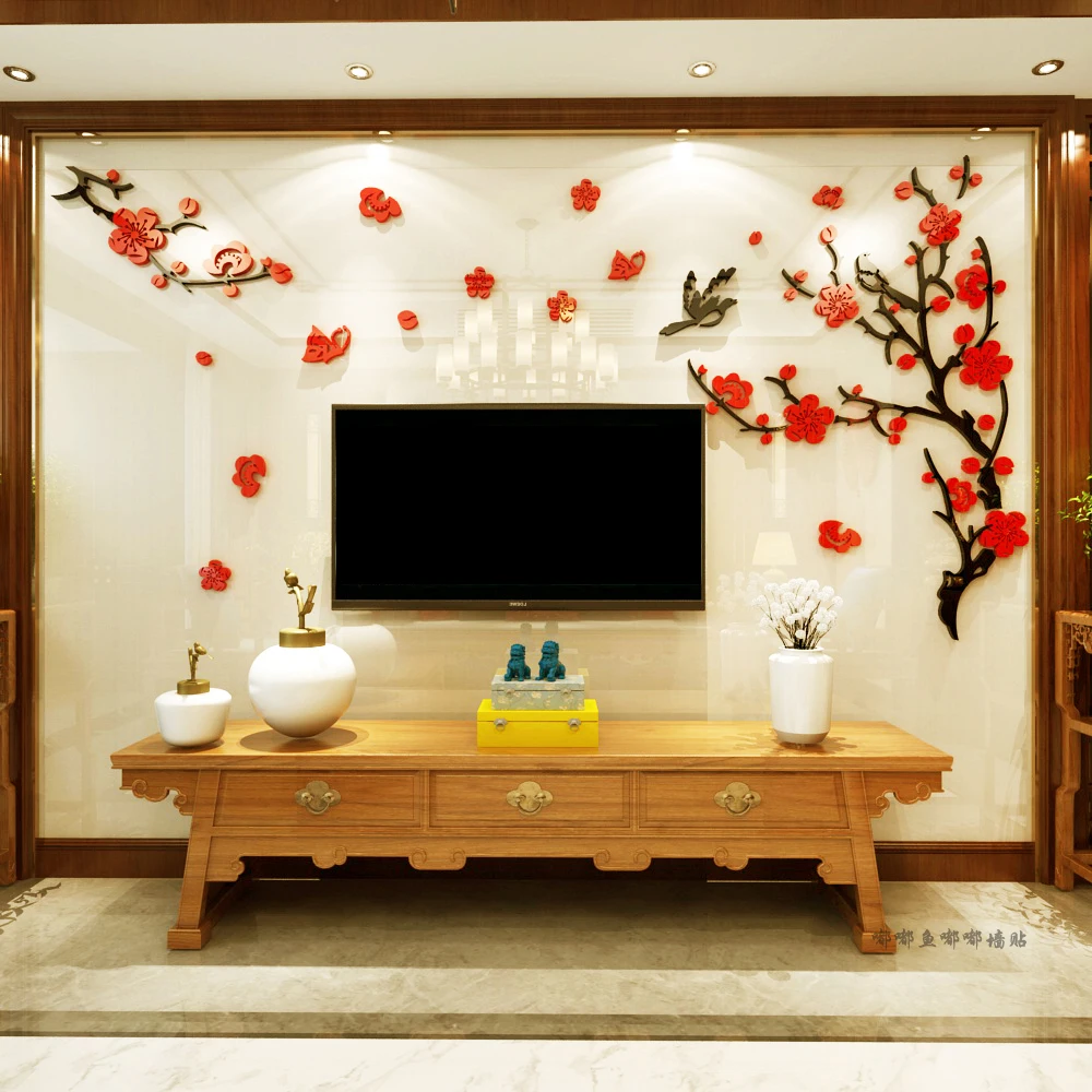 3d Stereo Acrylic Wall Stickers New Year living Room Sofa TV Background Wall Chinese Style Wall Decoration
3d Stereo Acrylic Wall Stickers New Year living Room Sofa TV Background Wall Chinese Style Wall Decoration