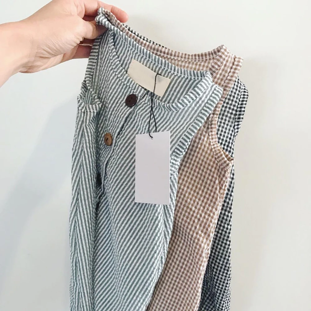 Emmababy 2020 Summer Clothing Newborn Infant Baby Boy Girl Cotton Romper Plaid Jumpsuit Clothes Outfits Sleeveless Sunsuit 0-18M
Emmababy 2020 Summer Clothing Newborn Infant Baby Boy Girl Cotton Romper Plaid Jumpsuit Clothes Outfits Sleeveless Sunsuit 0-18M