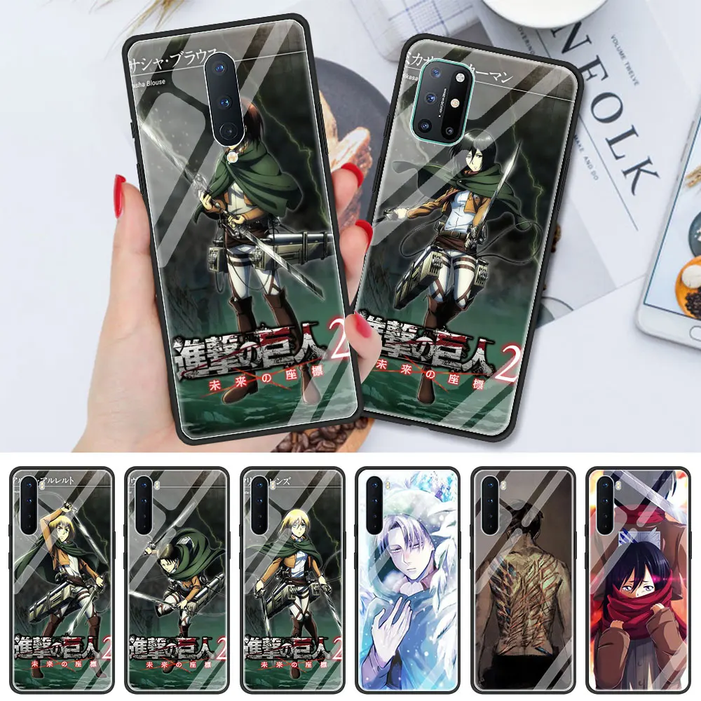 Smartphone Accessories Glass Cover Case for Oneplus 9 PRO 9R 8 8T 7 7T PRO Nord Z 5G Soft Edge Shell Funda Titans Attack Anime
Smartphone Accessories Glass Cover Case for Oneplus 9 PRO 9R 8 8T 7 7T PRO Nord Z 5G Soft Edge Shell Funda Titans Attack Anime