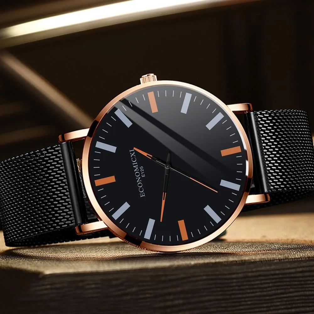 Luxury Men Watch Top Brand Stainless Steel Business Quartz Wrist Watch Leather Strap Scale Dial Wrist Watch Clock Reloj Hombre
Luxury Men Watch Top Brand Stainless Steel Business Quartz Wrist Watch Leather Strap Scale Dial Wrist Watch Clock Reloj Hombre