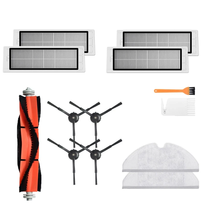 Для пылесоса Xiaomi Roborock S6 MAXV S6 PURE S6 S5 MAX S5 S4, все сменные детали, комплекты аксессуаров, фильтр, боковая щетка
Для пылесоса Xiaomi Roborock S6 MAXV S6 PURE S6 S5 MAX S5 S4, все сменные детали, комплекты аксессуаров, фильтр, боковая щетка