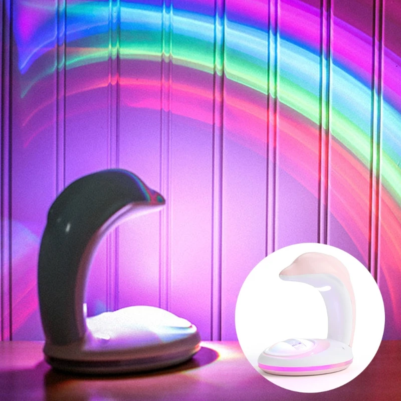 Rainbow Projector Light - USB Powered Light Color Changing Mood Night Light Projector Lights for Children RoomDecoration
Rainbow Projector Light - USB Powered Light Color Changing Mood Night Light Projector Lights for Children RoomDecoration