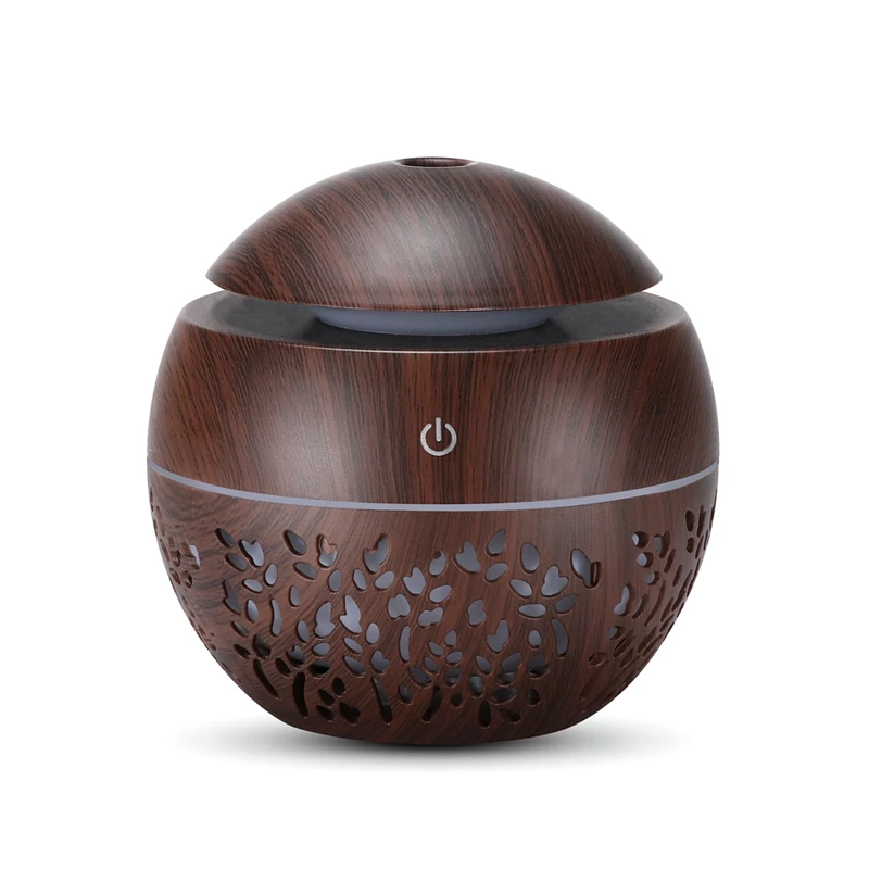 USB Humidifier Aroma Essential Oil Diffuser Mist Air Purifier Single Room Humidifiers Dark Wood Grain
USB Humidifier Aroma Essential Oil Diffuser Mist Air Purifier Single Room Humidifiers Dark Wood Grain