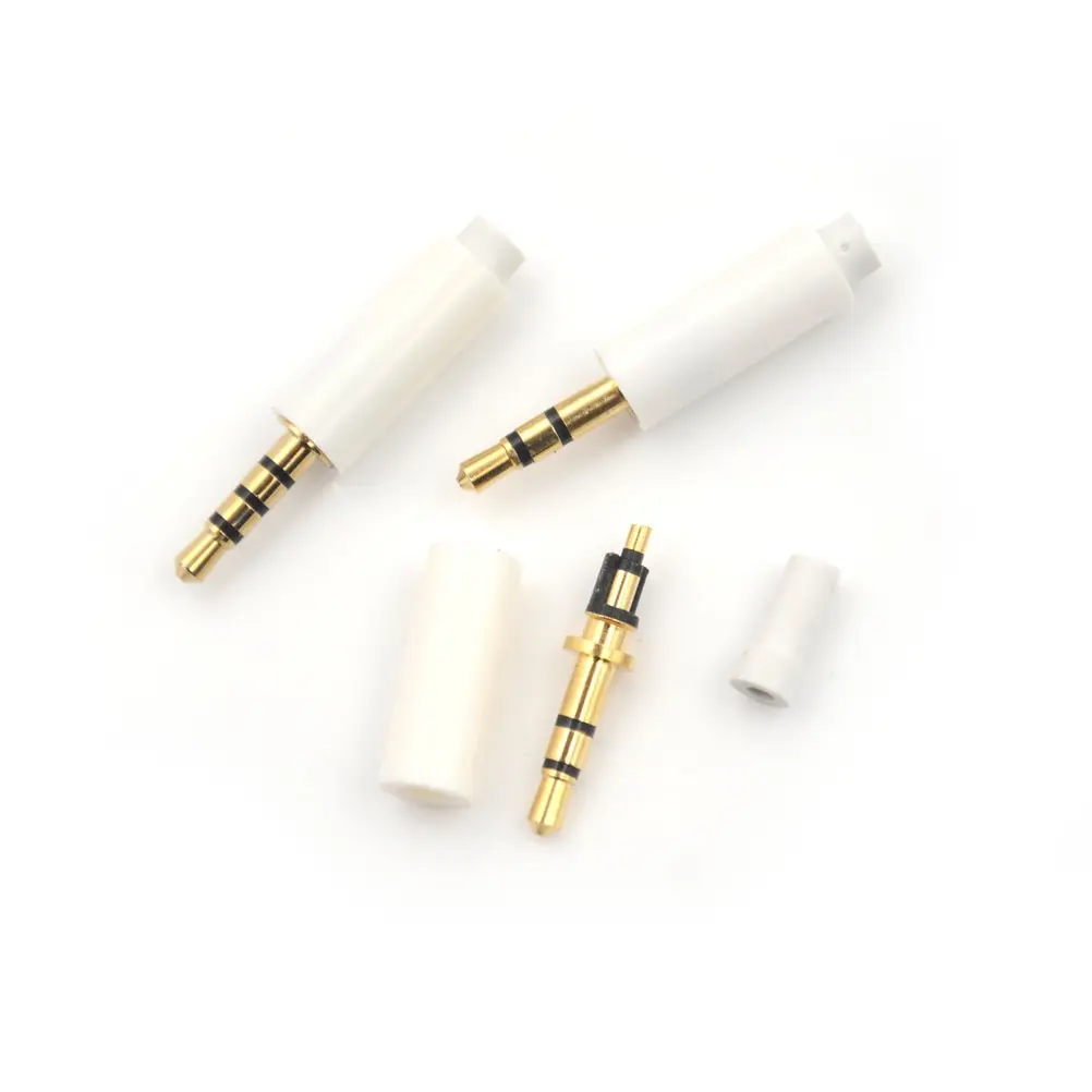 2pcs White 2.5mm Stereo Headset Plug With Tail 3/4 Pole 2.5 Mm Audio Plug Jack Adaptor Connector For Phone
2pcs White 2.5mm Stereo Headset Plug With Tail 3/4 Pole 2.5 Mm Audio Plug Jack Adaptor Connector For Phone