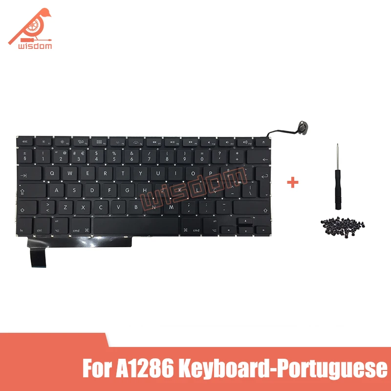 Совершенно новая клавиатура для ноутбука Macbook Pro15 "A1286, португальская клавиатура с винтами MD318 MD322 MB985 2009-2012 yeaer
Совершенно новая клавиатура для ноутбука Macbook Pro15 "A1286, португальская клавиатура с винтами MD318 MD322 MB985 2009-2012 yeaer