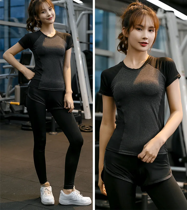Women's Tracksuit Wear Sportswear Cross-border High Waist Slimming Running Fitness Clothing Custom Spring and Autumn Sports Suit
Women's Tracksuit Wear Sportswear Cross-border High Waist Slimming Running Fitness Clothing Custom Spring and Autumn Sports Suit