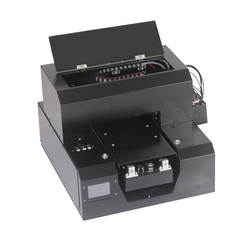 Inkjet printer LED UV cooling system A4 compact adopts Epson L800 print head for mobile phone case/T-shirt printing
Inkjet printer LED UV cooling system A4 compact adopts Epson L800 print head for mobile phone case/T-shirt printing