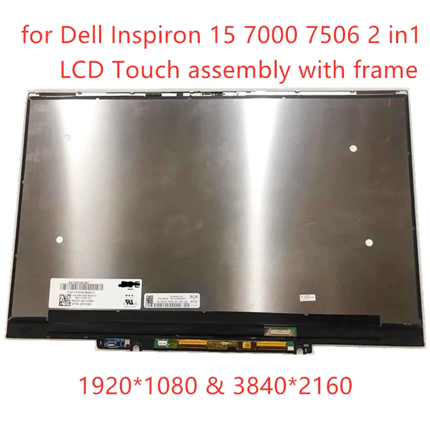 Оригинальный сенсорный экран 15 6 дюйма FHD UHD для Dell Inspiron 7000 2 в 1 7506 ЖК-дисплей