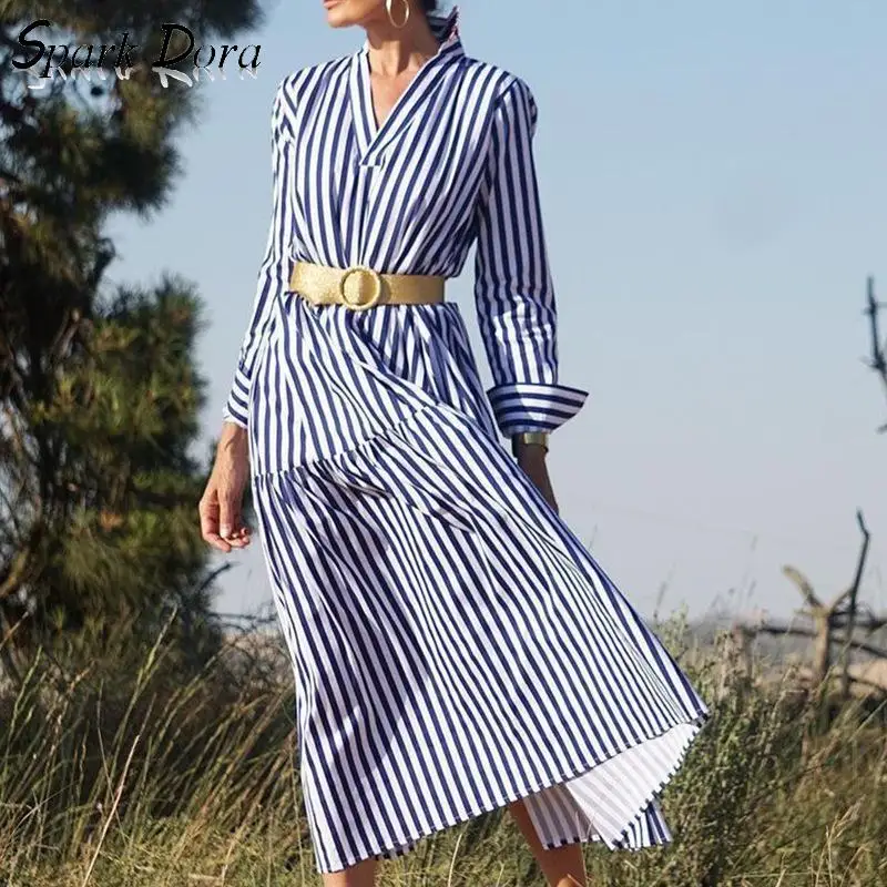Free Shipping Autumn Spring Outwear Fashion Leisure Elastic Waist Long Sleeve Stripe Color Matching Collect Waist Chiffon Dress
Free Shipping Autumn Spring Outwear Fashion Leisure Elastic Waist Long Sleeve Stripe Color Matching Collect Waist Chiffon Dress