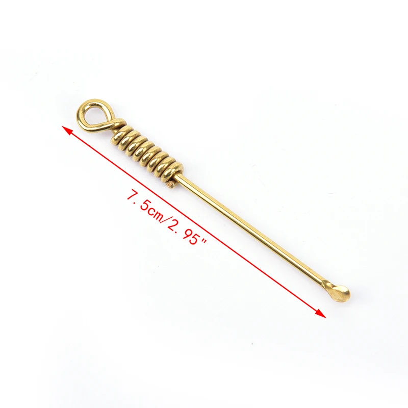 Handmade Wire SculptureBrass Earpick Earwax Cleaner Ear Spoon Keychain Pendant
Handmade Wire SculptureBrass Earpick Earwax Cleaner Ear Spoon Keychain Pendant