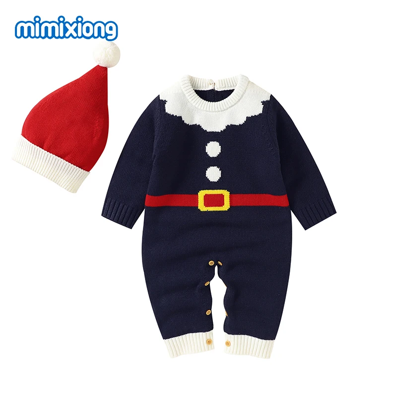 Baby Rompers Christmas Santa Claus Knitted Newborn Bebes Unisex Jumpsuits Caps Outfits Winter Warm Infant Boy Girl Overall 0-18m
Baby Rompers Christmas Santa Claus Knitted Newborn Bebes Unisex Jumpsuits Caps Outfits Winter Warm Infant Boy Girl Overall 0-18m
