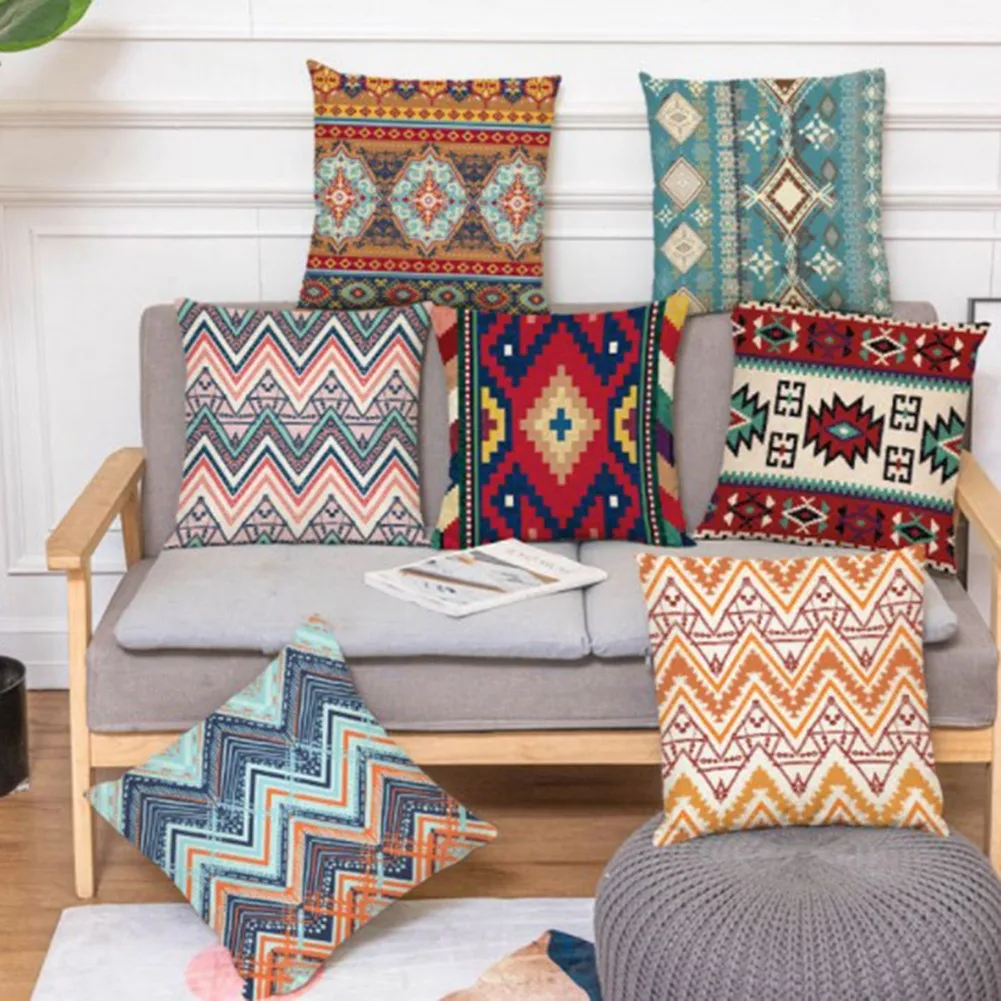 Turkey Style Pillowcase Cover Persian Linen Cushion Cover Geometry Square Throw Pillow Case Sofa Home Car Decoration Bohemia
Turkey Style Pillowcase Cover Persian Linen Cushion Cover Geometry Square Throw Pillow Case Sofa Home Car Decoration Bohemia