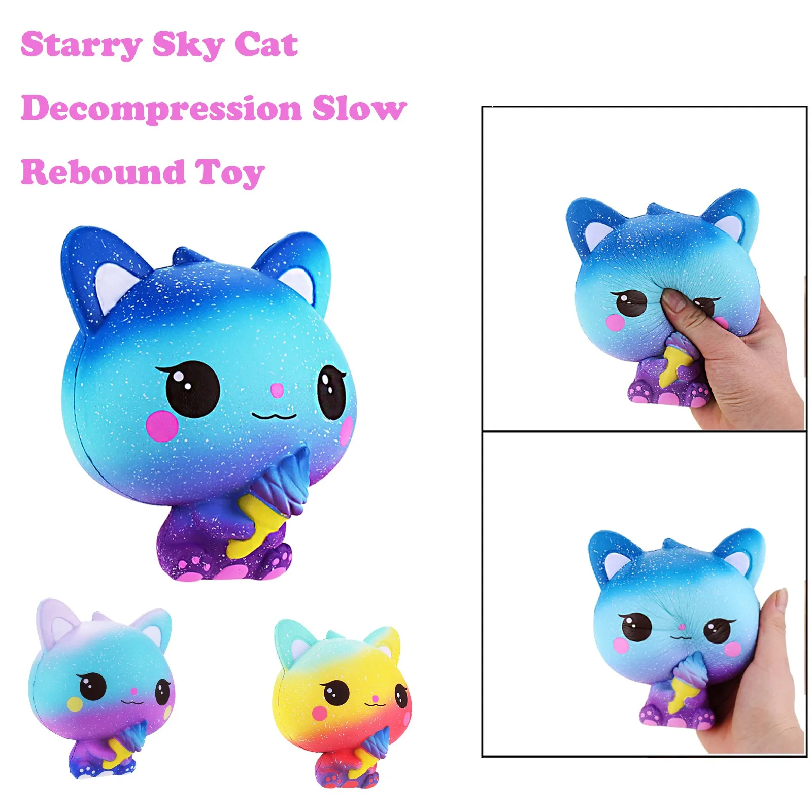 25# Creamy Scented Soft Squeezes Novelty Pressure Sensory Toys Cute Cartoon Cat Slow Rebound Toy Decompression Toys Gifts
25# Creamy Scented Soft Squeezes Novelty Pressure Sensory Toys Cute Cartoon Cat Slow Rebound Toy Decompression Toys Gifts