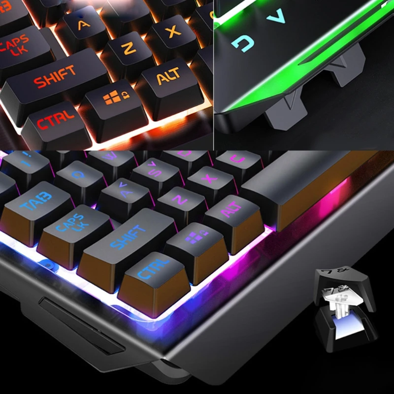 Gaming Keyboard Mouse Set Backlight Wired USB Ergonomic Mechanical Feel Gamer RGB Keyboard 104Keys for Tablet Desktop 
Gaming Keyboard Mouse Set Backlight Wired USB Ergonomic Mechanical Feel Gamer RGB Keyboard 104Keys for Tablet Desktop
