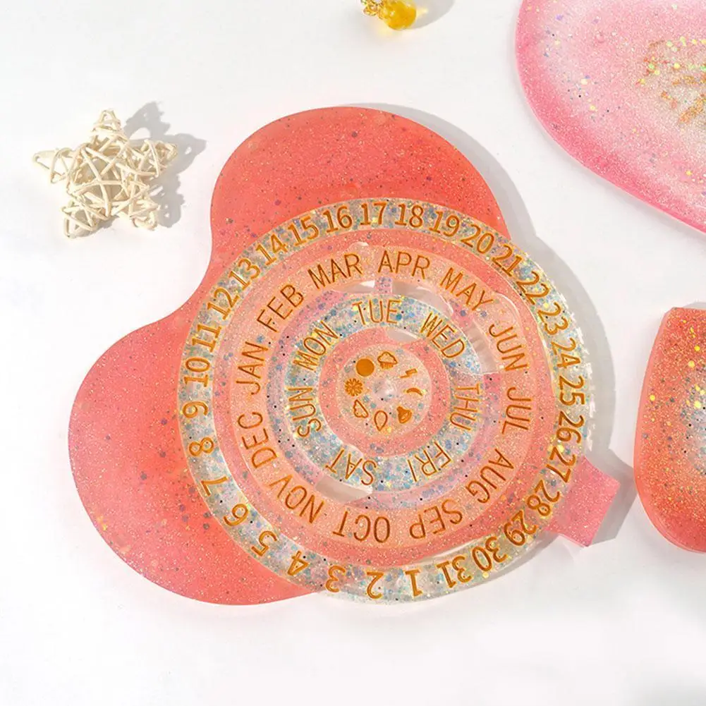 3Pcs/Set Calendar Epoxy Resin Silicone Molds For DIY Home Decoration Jewelry Making Hanging Board Crystal Resin Casting Mold
3Pcs/Set Calendar Epoxy Resin Silicone Molds For DIY Home Decoration Jewelry Making Hanging Board Crystal Resin Casting Mold