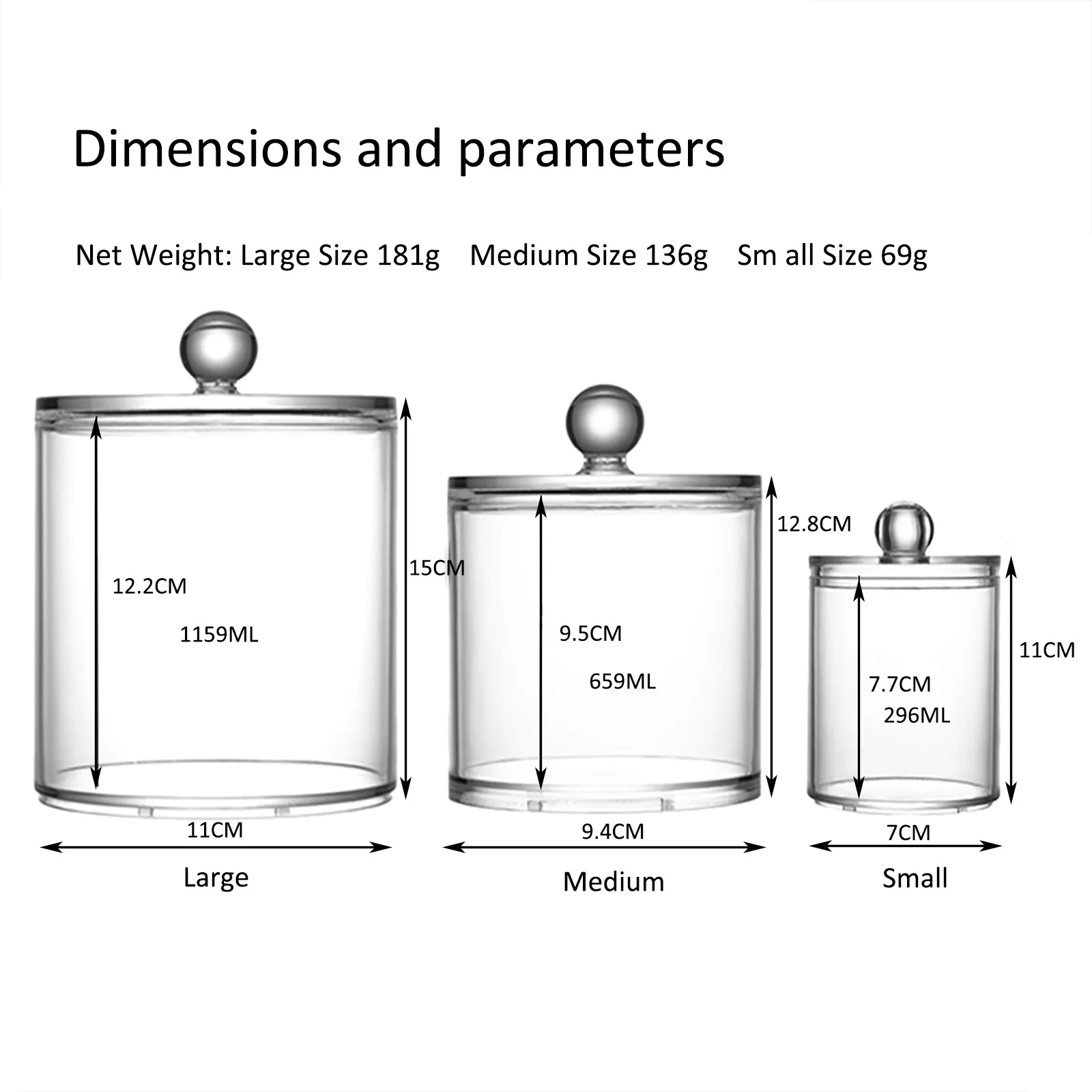 Creative Lead-Free Glass Can With Cover Ball Cork Coffee Grain Dried Fruit Sealed Transparent Storage Tank Kitchen Accessories
Creative Lead-Free Glass Can With Cover Ball Cork Coffee Grain Dried Fruit Sealed Transparent Storage Tank Kitchen Accessories