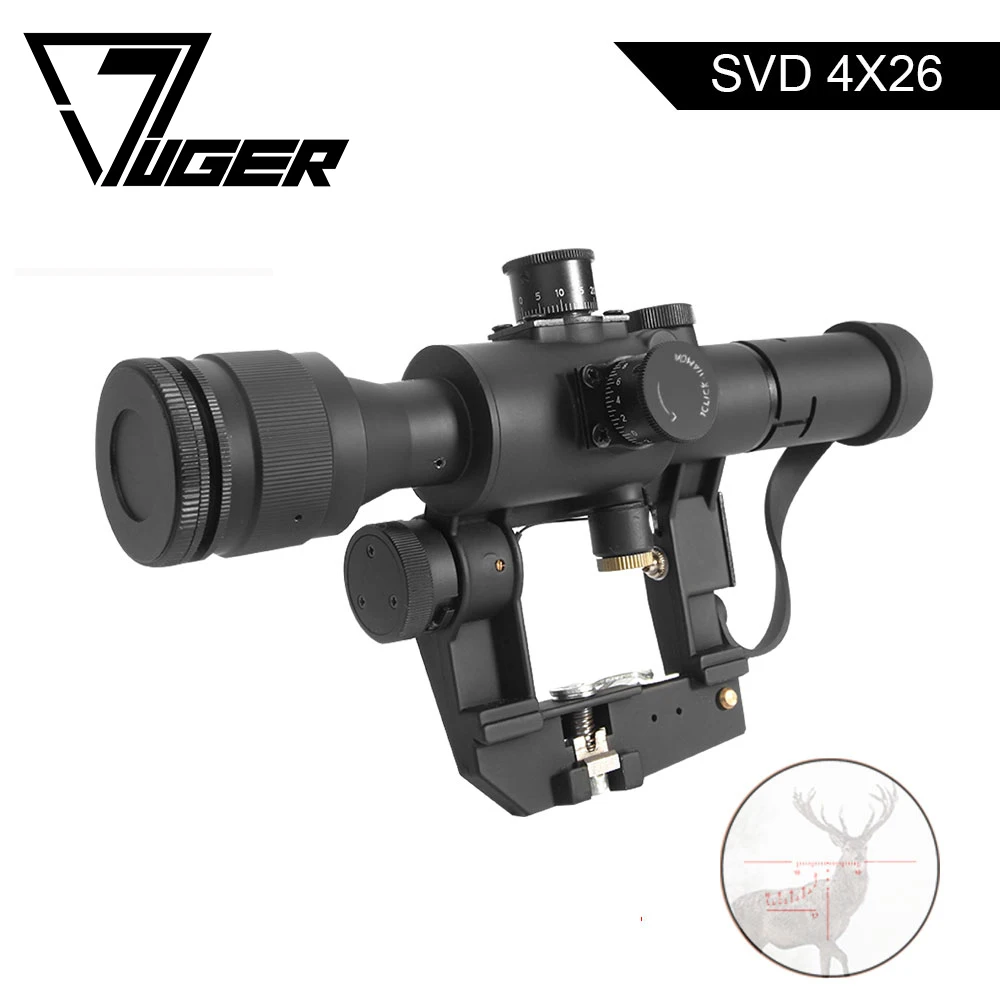 Тактический Оптический прицел LUGER SVD Dragunov, прицел 4x26 с красной подсветкой, прицел с красной точкой для пневматического ружья, охоты
Тактический Оптический прицел LUGER SVD Dragunov, прицел 4x26 с красной подсветкой, прицел с красной точкой для пневматического ружья, охоты