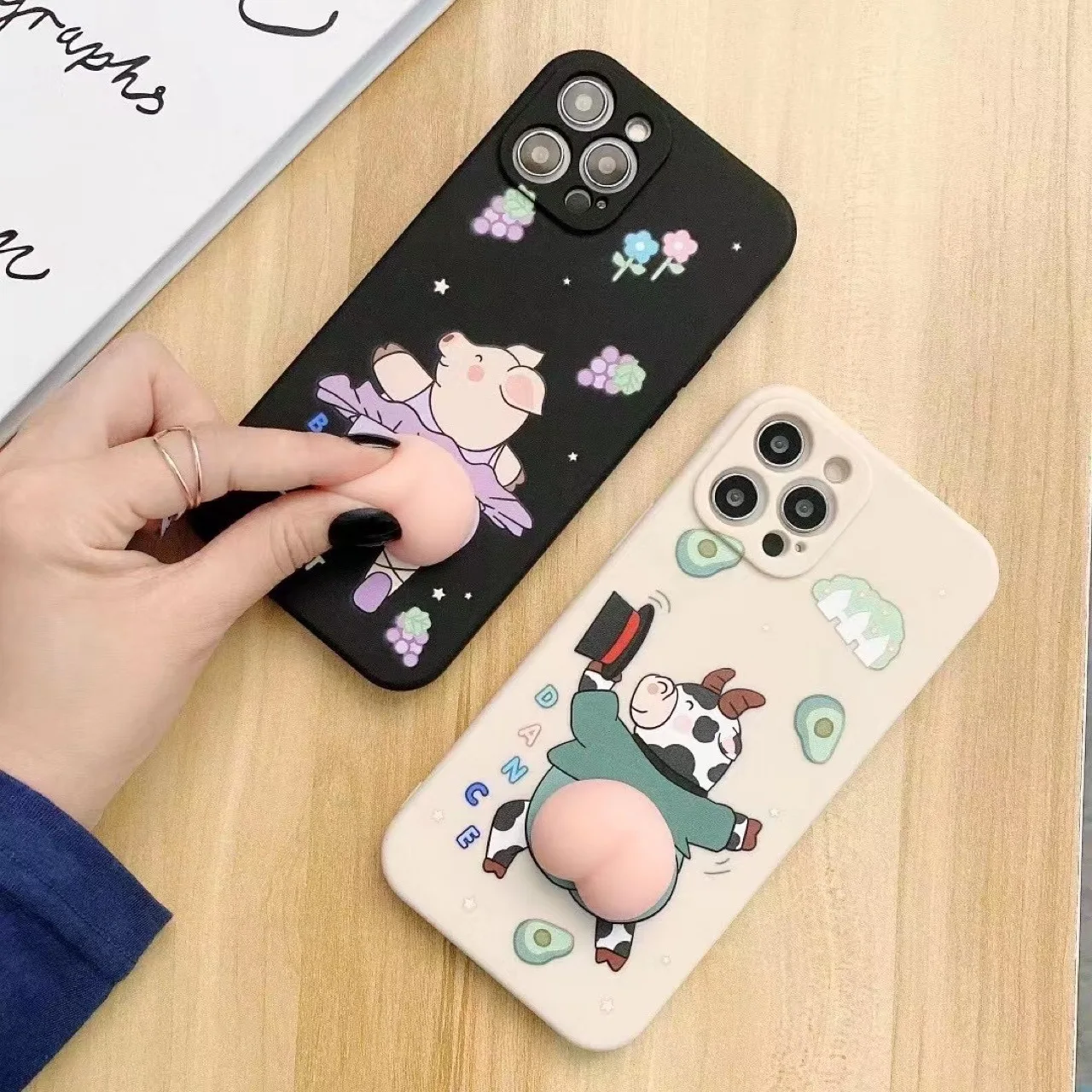 Cattle pig Pinch 3D Funny Cute Squishy Peach Stereo Soft phone Case For iphone 7 8 Puls X XR XS 11 12 pro Max soft cover funda
Cattle pig Pinch 3D Funny Cute Squishy Peach Stereo Soft phone Case For iphone 7 8 Puls X XR XS 11 12 pro Max soft cover funda