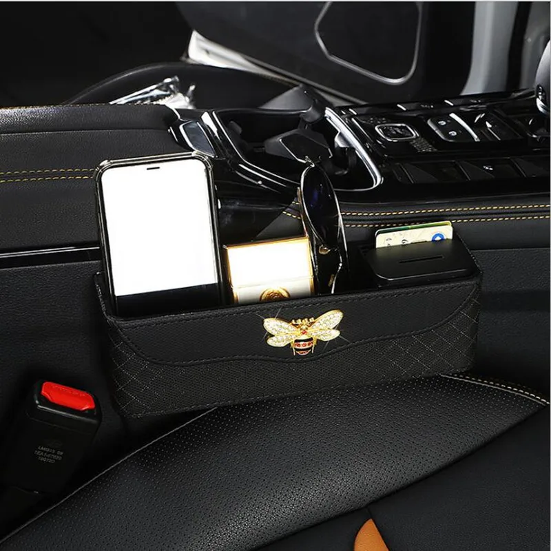Cartoon Little Bee Mobile Phone Storage Box Car Seat Gap Storage Bag Car Interior Decoration Seat Crevice Box
Cartoon Little Bee Mobile Phone Storage Box Car Seat Gap Storage Bag Car Interior Decoration Seat Crevice Box
