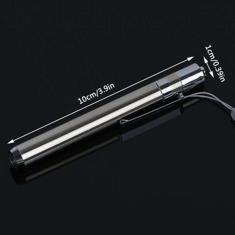 1pc Led UV Flashlight Torch Ultra Violet Light Stainless Steel Mini Pocket Lamp 9.1*1.2cm
1pc Led UV Flashlight Torch Ultra Violet Light Stainless Steel Mini Pocket Lamp 9.1*1.2cm