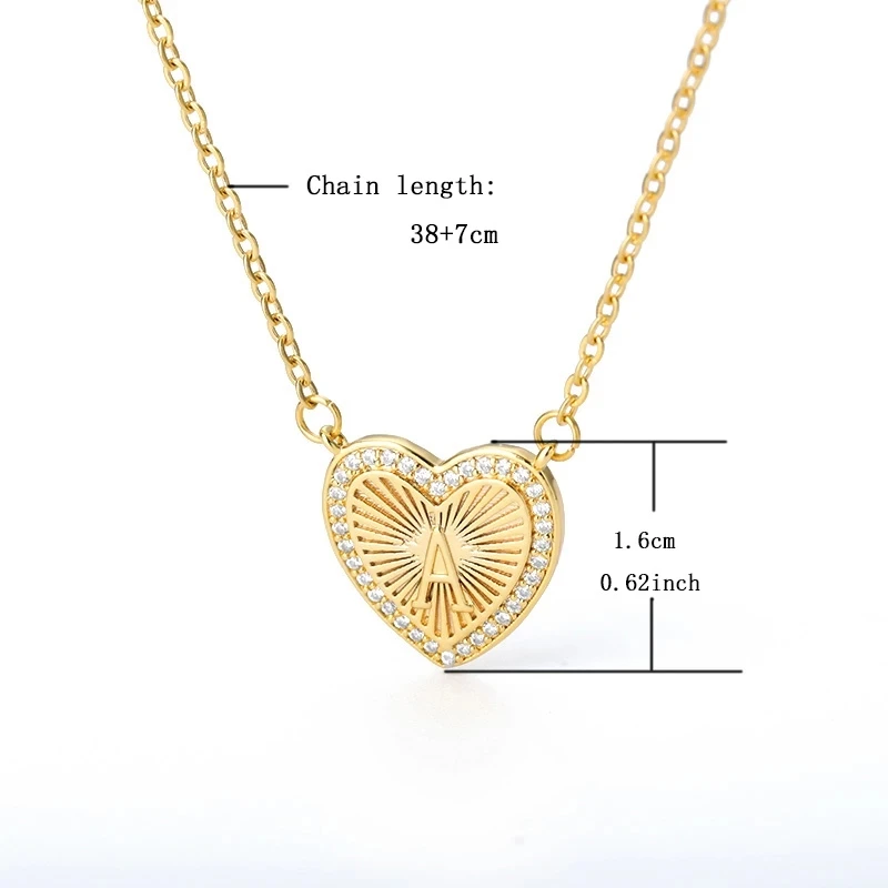 Love Heart Necklace For Woman Stainless Steel Clavicle Chain Retro Couple Jewelry Sweet Surprise Birthday Gift To Girlfriend BFF
Love Heart Necklace For Woman Stainless Steel Clavicle Chain Retro Couple Jewelry Sweet Surprise Birthday Gift To Girlfriend BFF