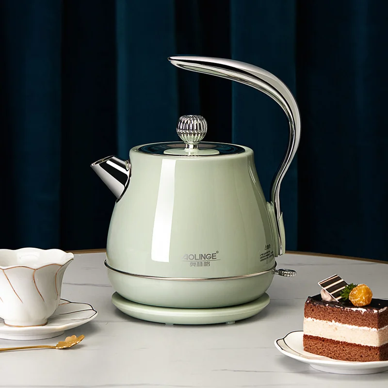 Retro Electric Kettle 304 Stainless Steel Household appliances 1.5L Portable Travel Water Boiler 1500W European style Coffee pot
Retro Electric Kettle 304 Stainless Steel Household appliances 1.5L Portable Travel Water Boiler 1500W European style Coffee pot