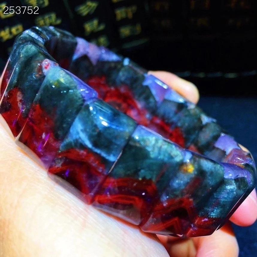 100% Natural Cacoxenite Auralite 23 Quartz Purple Red Bracelet Bangle 17.9x10.1mm Canada Rectangle Beads Women Genuine AAAAA
100% Natural Cacoxenite Auralite 23 Quartz Purple Red Bracelet Bangle 17.9x10.1mm Canada Rectangle Beads Women Genuine AAAAA