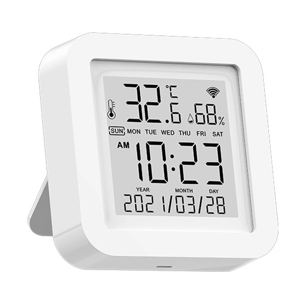Indoor Hygrometer Thermometer with LCD Screen Display Wireless WIFI Smart Electronic Dry Wet Temperature Sensor
Indoor Hygrometer Thermometer with LCD Screen Display Wireless WIFI Smart Electronic Dry Wet Temperature Sensor