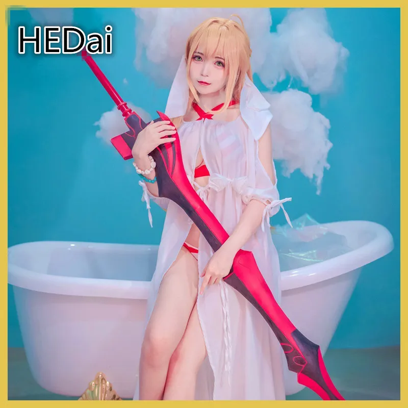 FGO Fate/Grand Order Nero Cruiser Cosplay Costume Woman Sexy Swimsuits Anime Cosplay Bikini Swimwear Lady Suits
FGO Fate/Grand Order Nero Cruiser Cosplay Costume Woman Sexy Swimsuits Anime Cosplay Bikini Swimwear Lady Suits